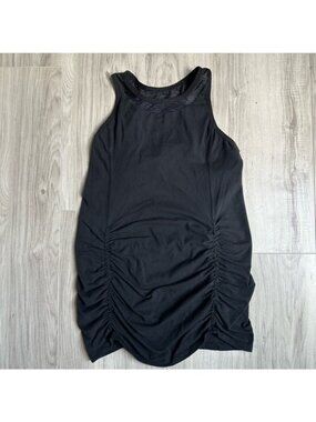 Beyond the Bump Mesh Black Tank Top Maternity medium